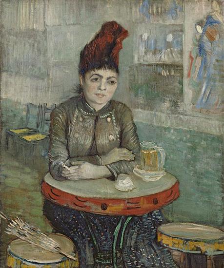 Vincent Van Gogh Agostina Segatori in Le tambourin oil painting picture